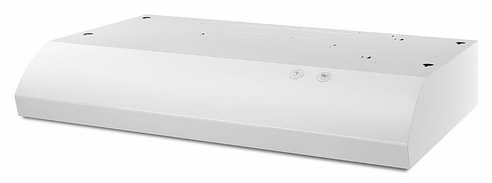 Whirlpool UXT2030ADW white range hood controls