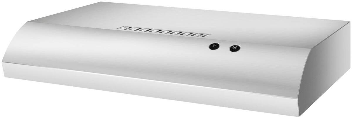 Whirlpool UXT4130ADS stainless range hood detail