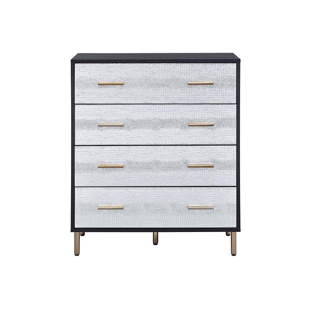 Myles - Chest - Black, Silver & Gold