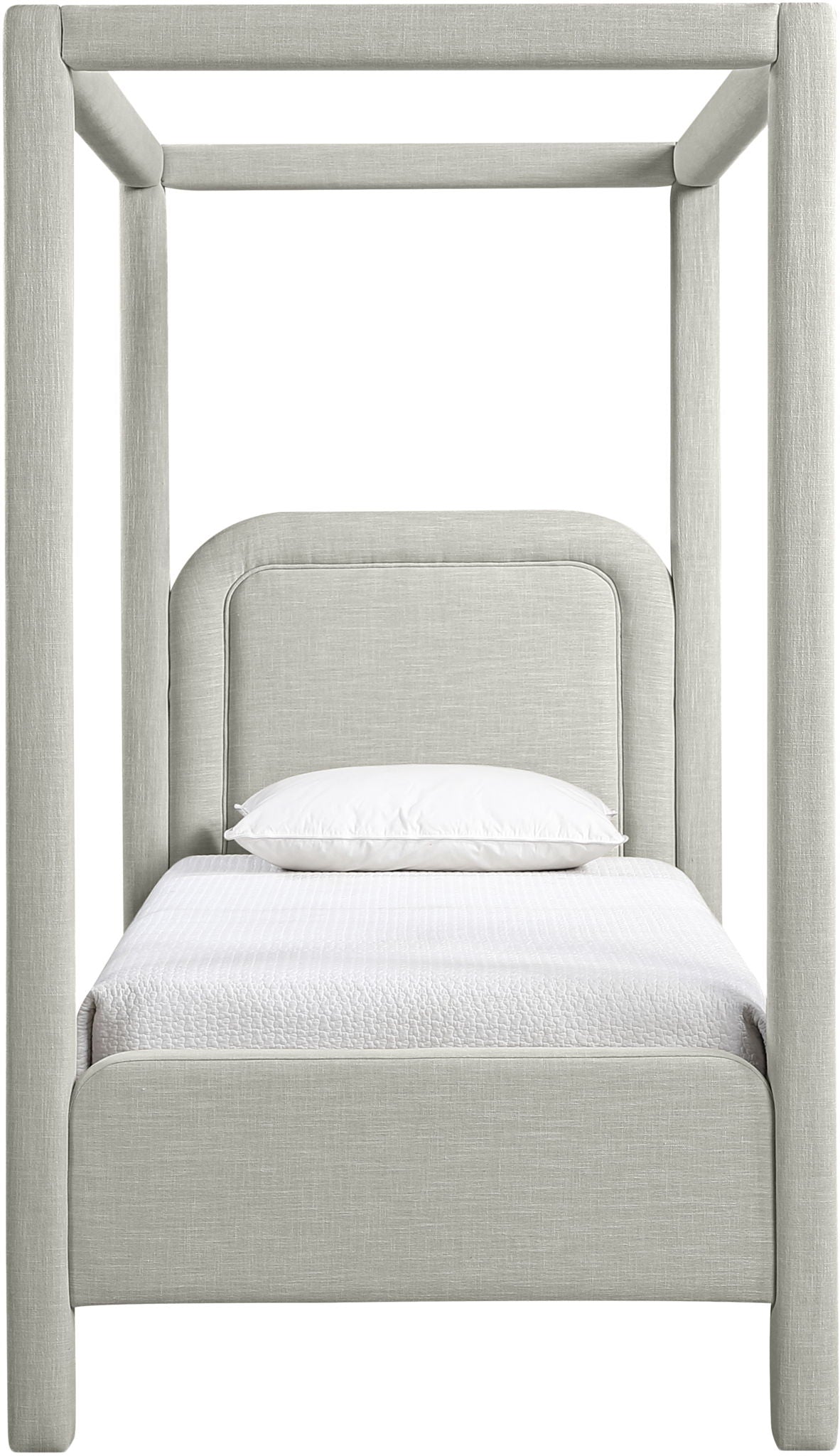 Salina - Linen Textured Fabric Upholstered Bed