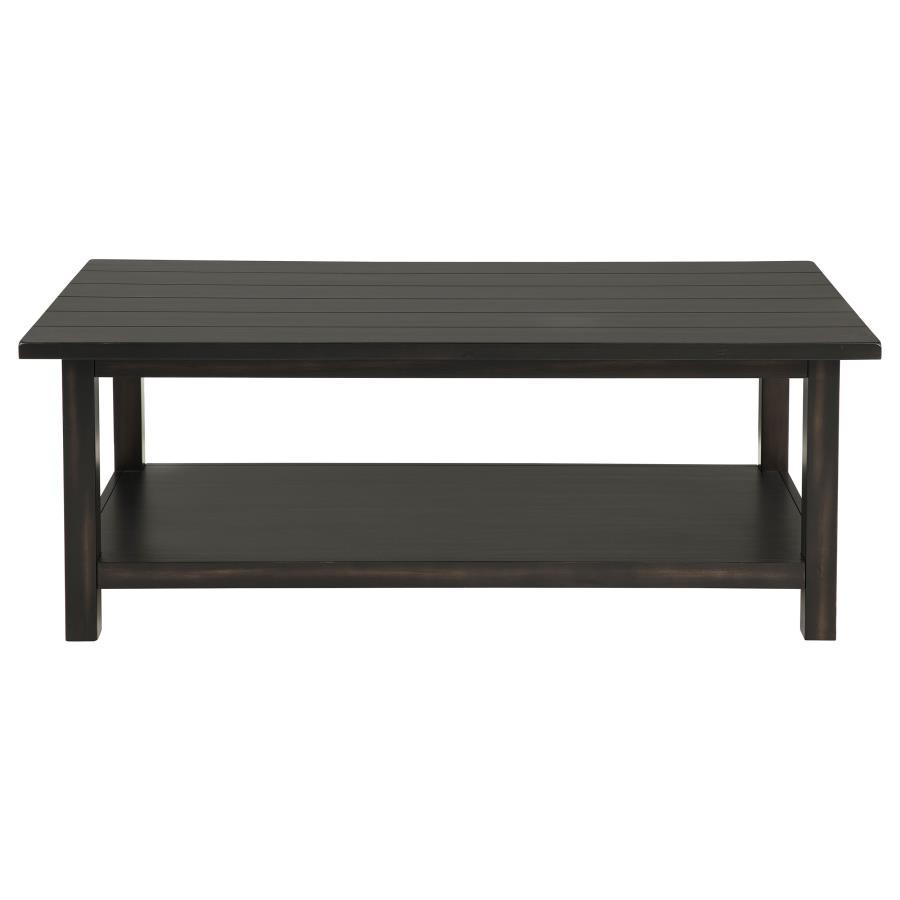 Payne - Wood Coffee Table with Shelf