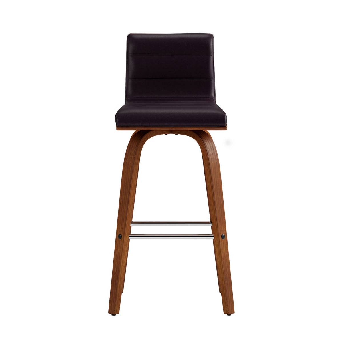 Vienna - 26" Swivel Counter Stool - Walnut Wood