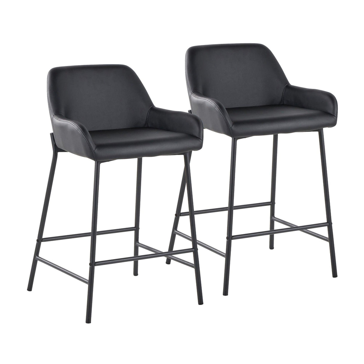 Daniella - Fixed-Height Counter Stool (Set of 2)