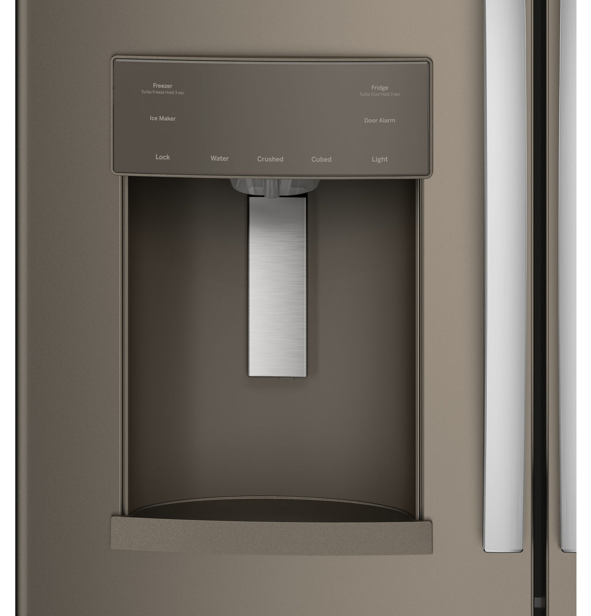 GE GFE28GMKES - 36 in. 27.7 cu. ft. French Door Refrigerator with Ice & Water Dispenser - Fingerprint Resistant Slate