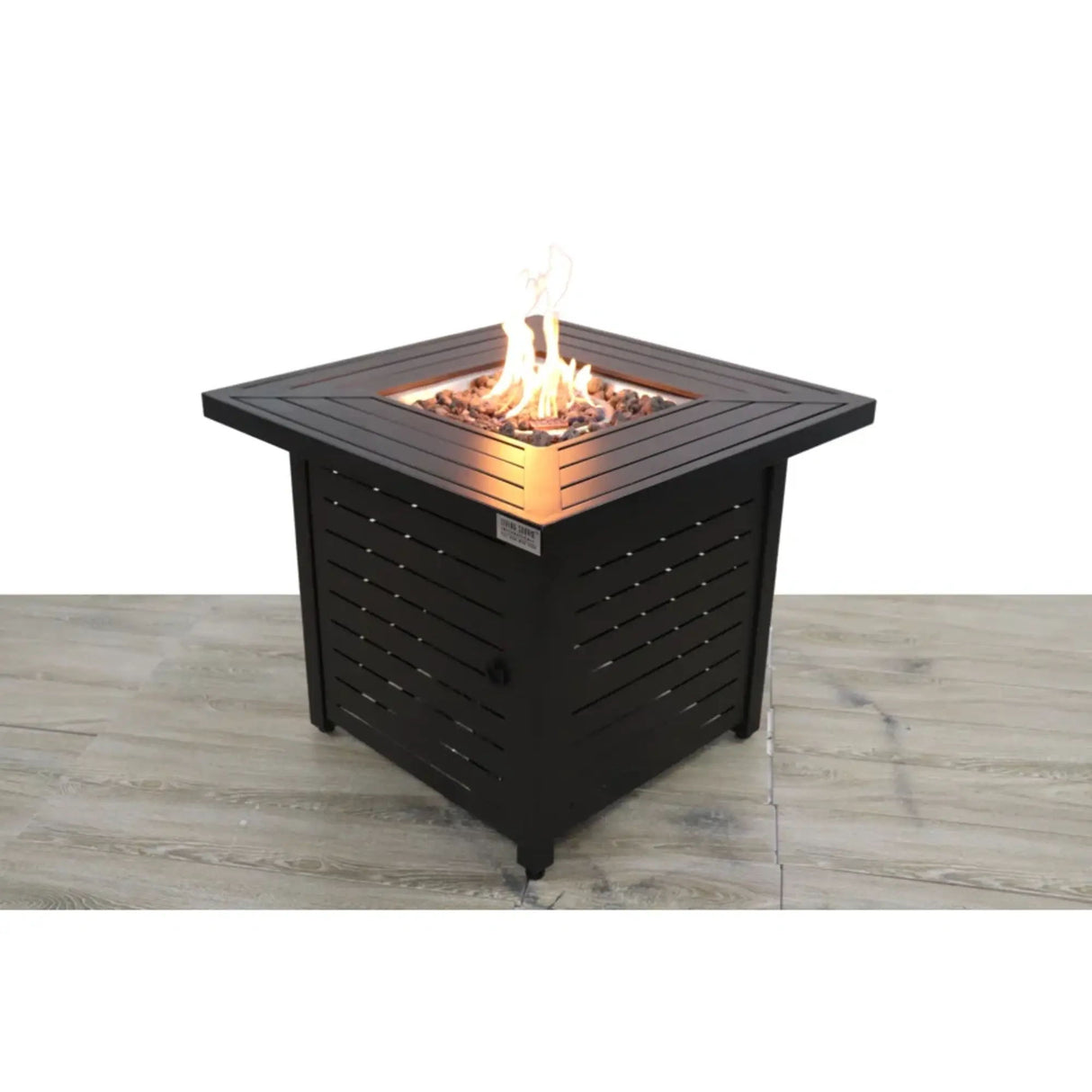 Propane & Gas Fire Pit Table - Black