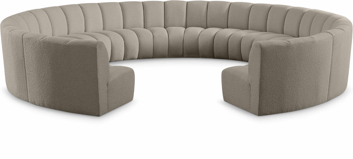 Infinity - 11 Piece Boucle Modular Sectional