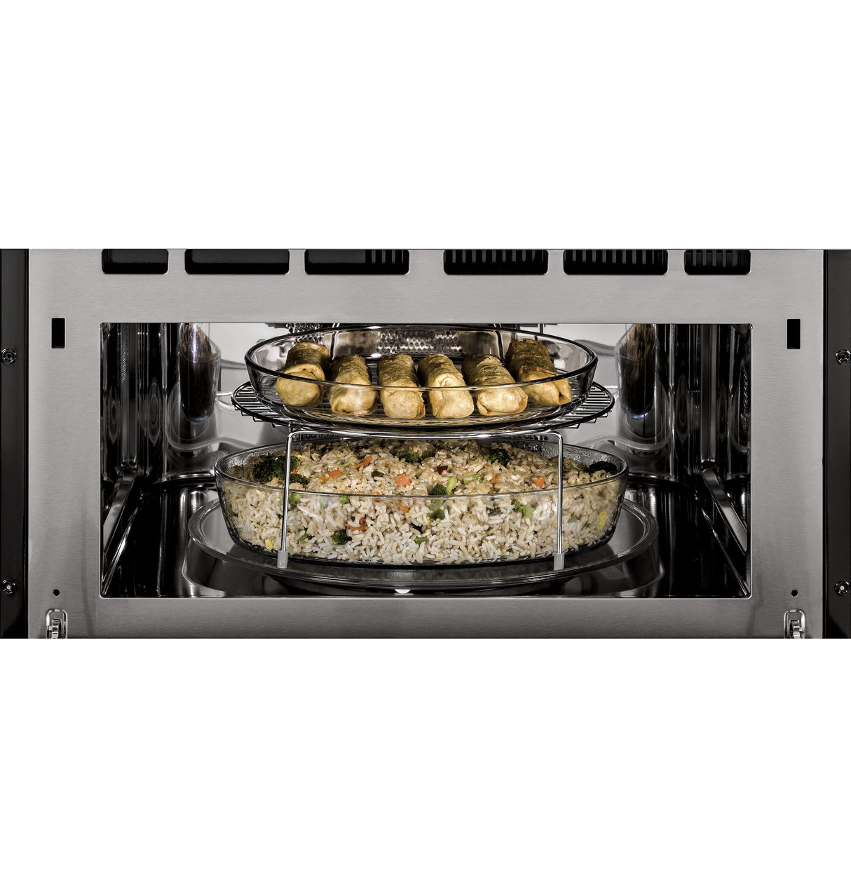 GE Profile(TM) 27 in. Single Wall Oven Advantium(R) Technology - (PSB9100BLTS)