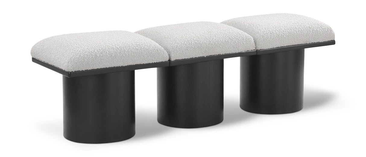 Pavilion - 3 Piece Modular Bench With Black Base