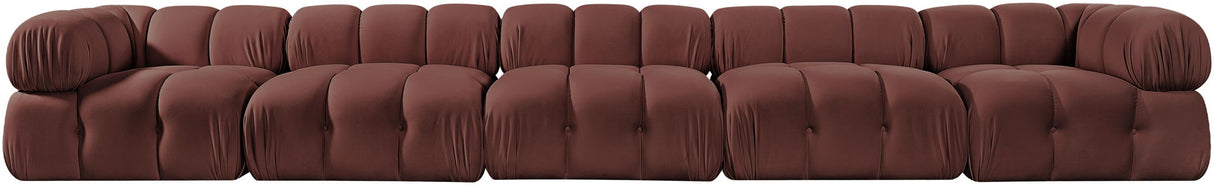 Orin - Fabric Velvet 5 Piece Modular Sofa