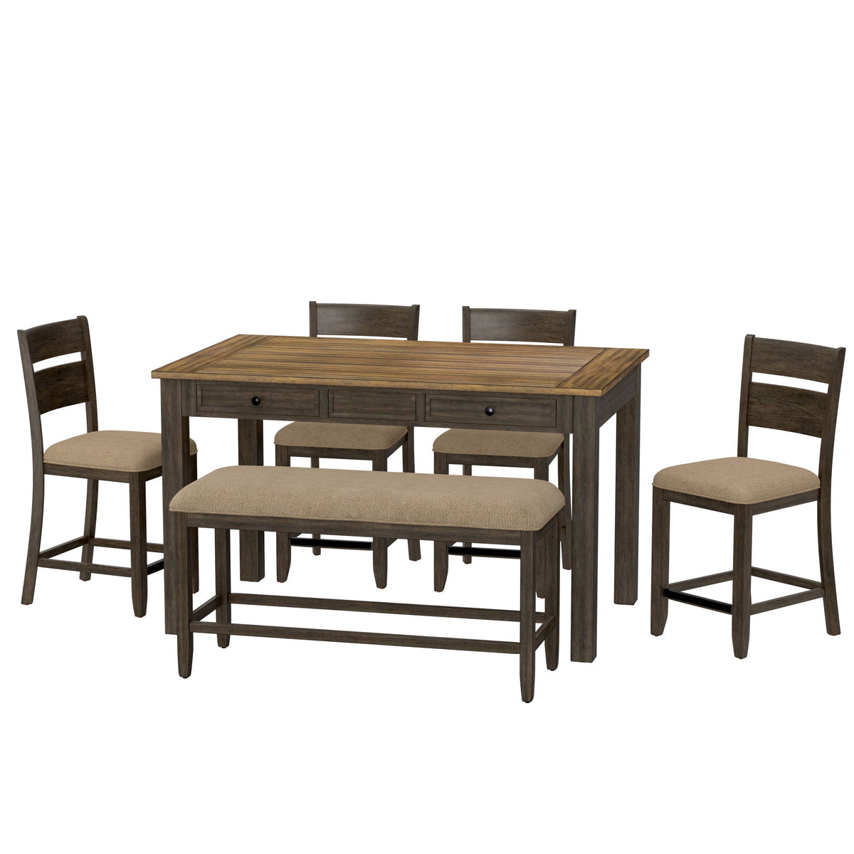 6 Piece Gathering Dining Set