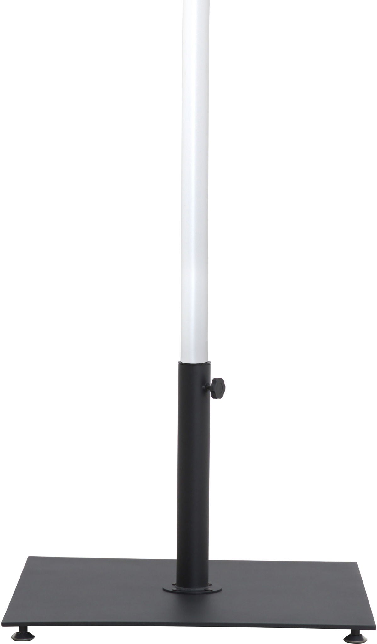 Amalfi - Aluminum Patio Umbrella - Black Base / White Pole