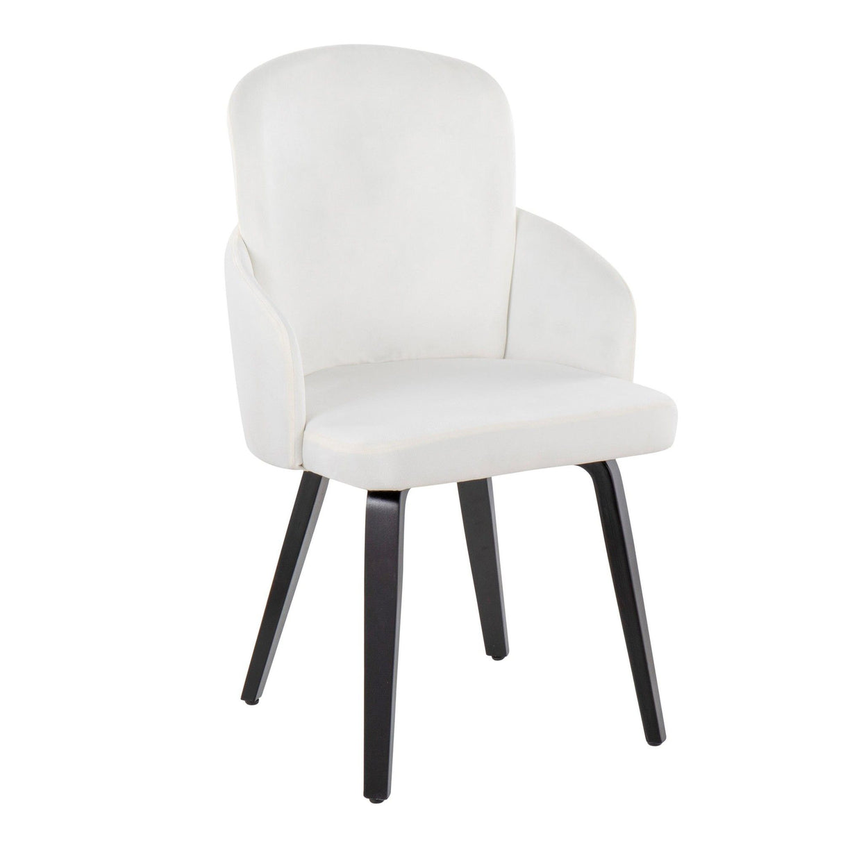 Dahlia - Contemporary Dining Chair (Set of 2) - Black Wood