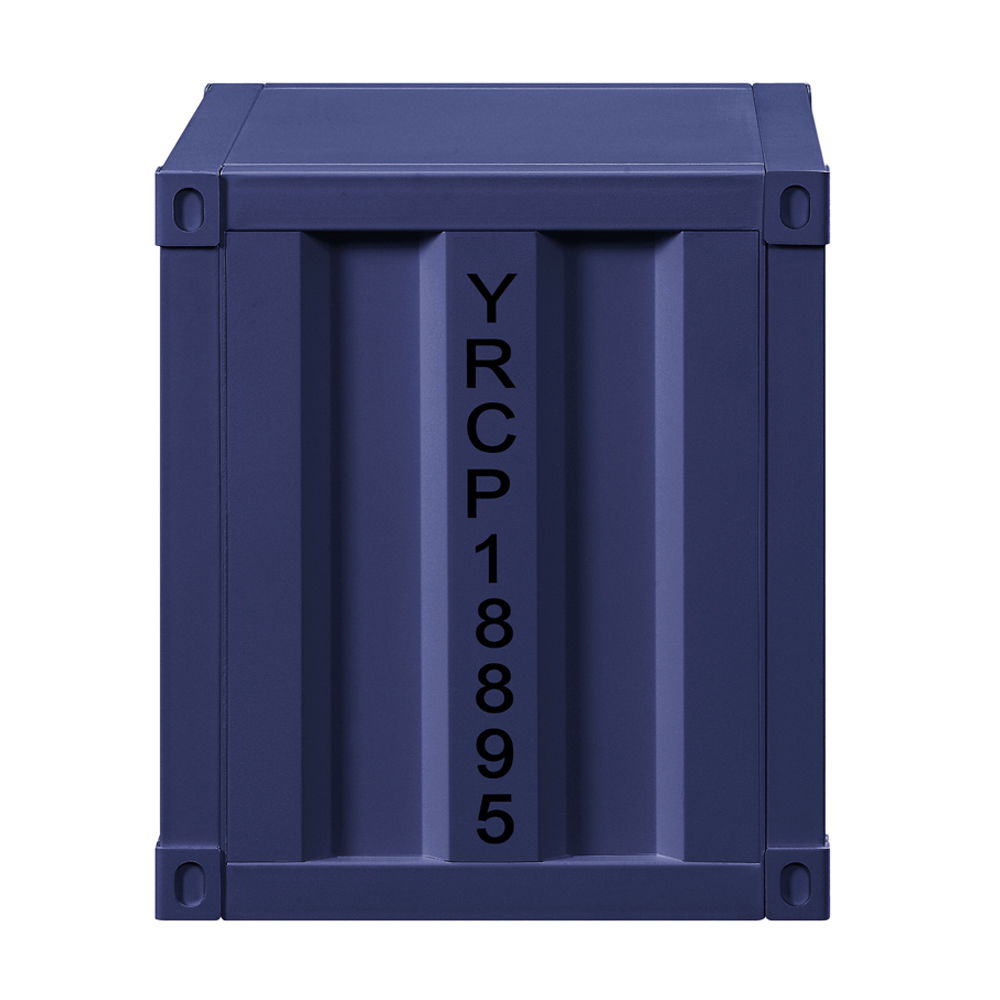 Cargo - Nightstand With USB - Blue