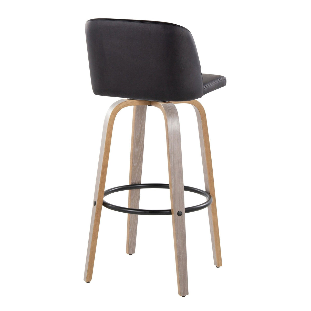 Toriano - 30" Fixed-Height Fabric Barstool (Set of 2)