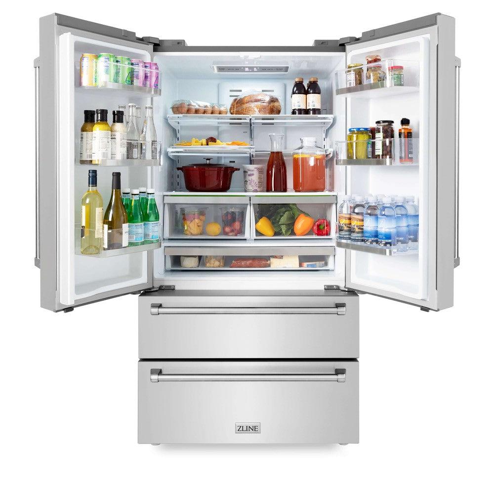Kitchen Package with Refrigerator, 30 in. Stainless Steel Rangetop, 30 in. Range Hood, 30 in. Single Wall Oven and 24 in. Tall Tub Dishwasher - (5KPRRTRH30AWSDWV) -