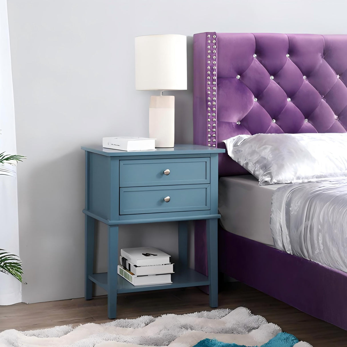 Vibrant Contemporary Nightstand