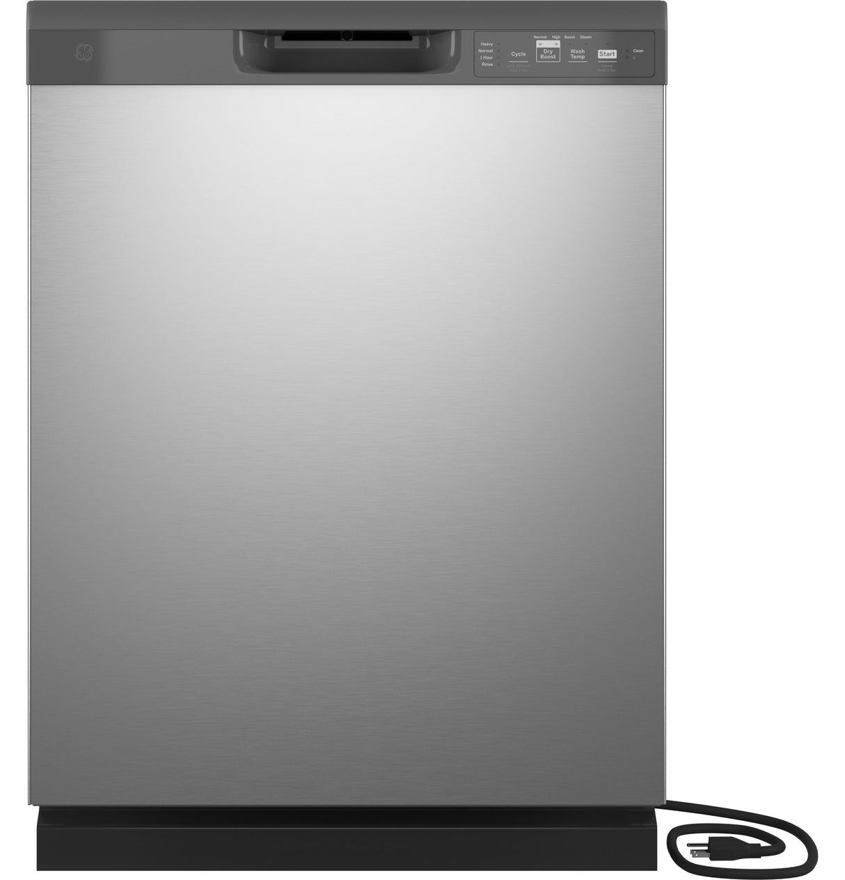 GE GDF511PSRSS - ENERGY STAR(R) 24 in. Flush-Mount Dishwasher with Front Controls with Power Cord - Stainless Steel