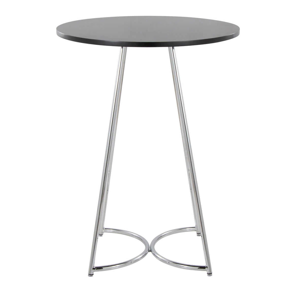 Cece - Counter Table - Chrome Metal