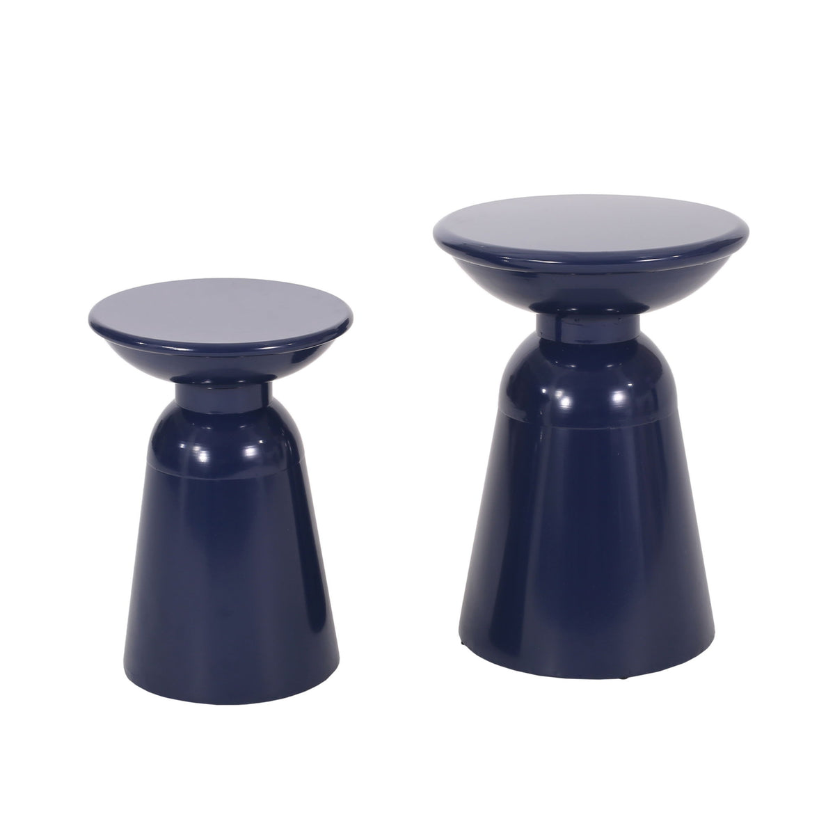Serenita - Outdoor Side Tables With Flared Design (Set of 2)