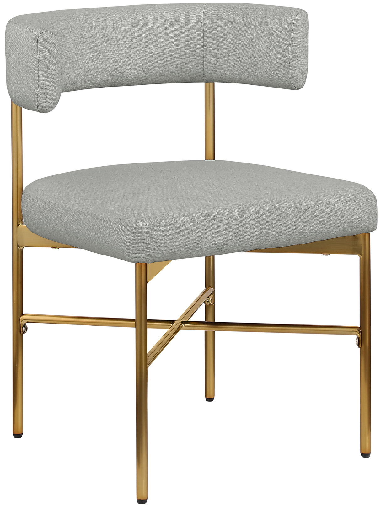 Rivage - Durable Dining Chair With Gold Frame (Set of 2)