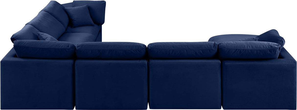 Indulge - Velvet 7 Piece Modular Sectional