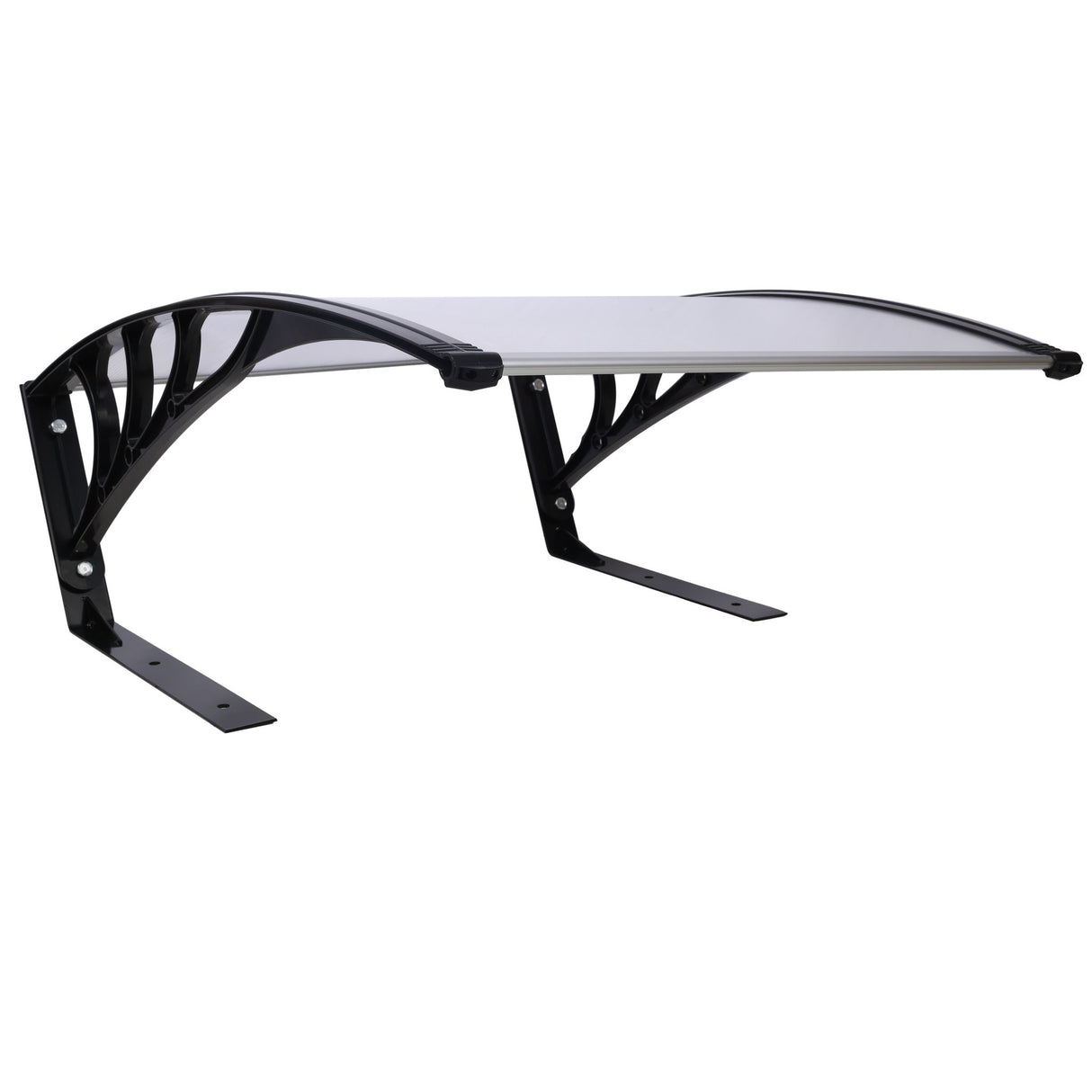 Weather Resistant Polycarbonate Canopy Outdoor Shade Cover For Robotic Lawn Mowers - Black