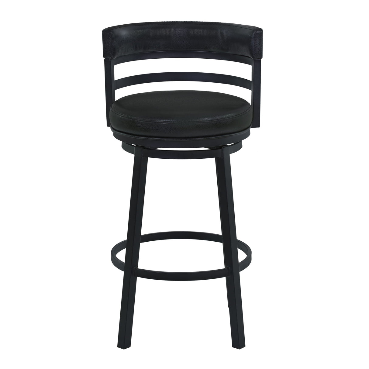 Titana - Swivel Barstool - Black Finish