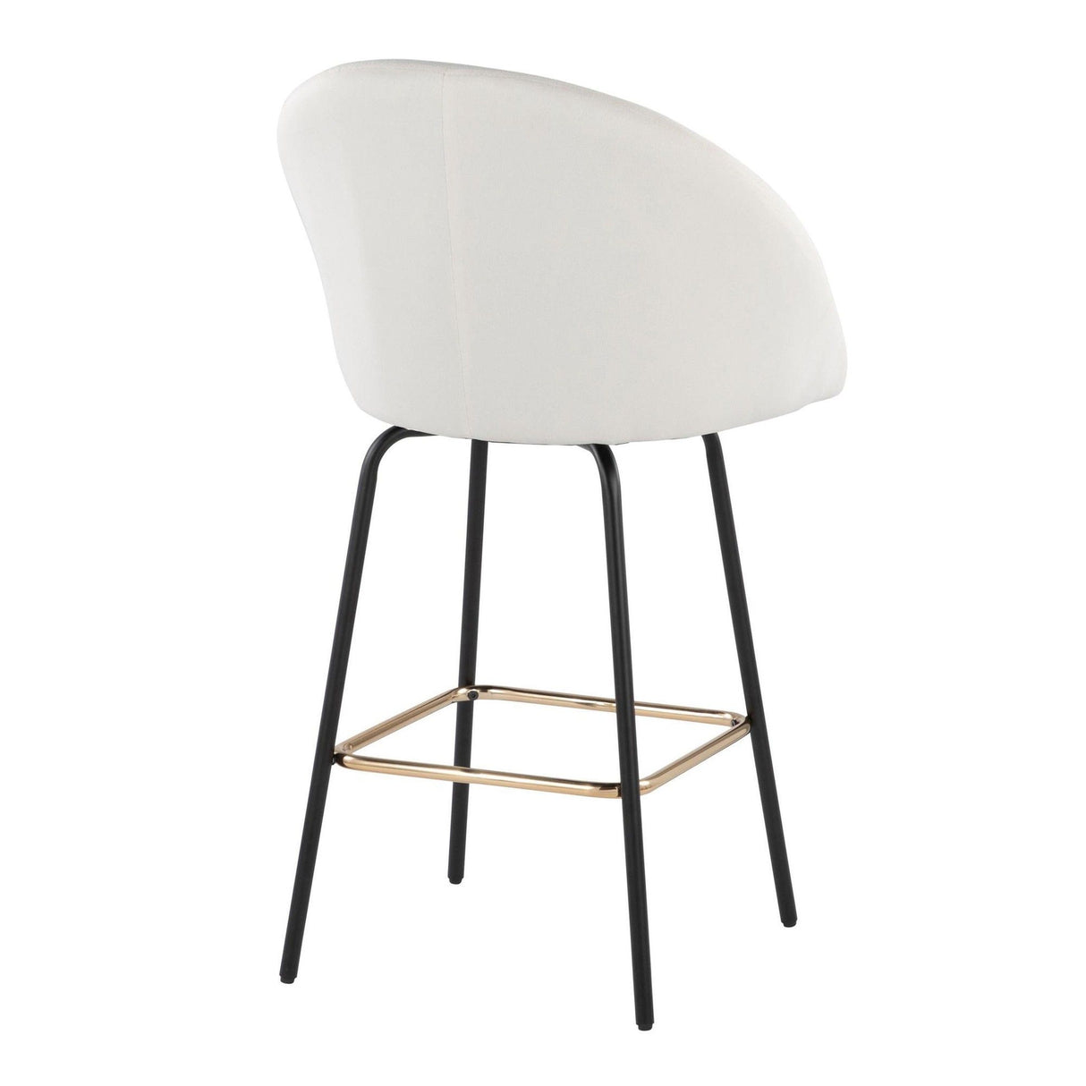 Matisse - Fixed-Height Counter Stool (Set of 2) - Black Metal