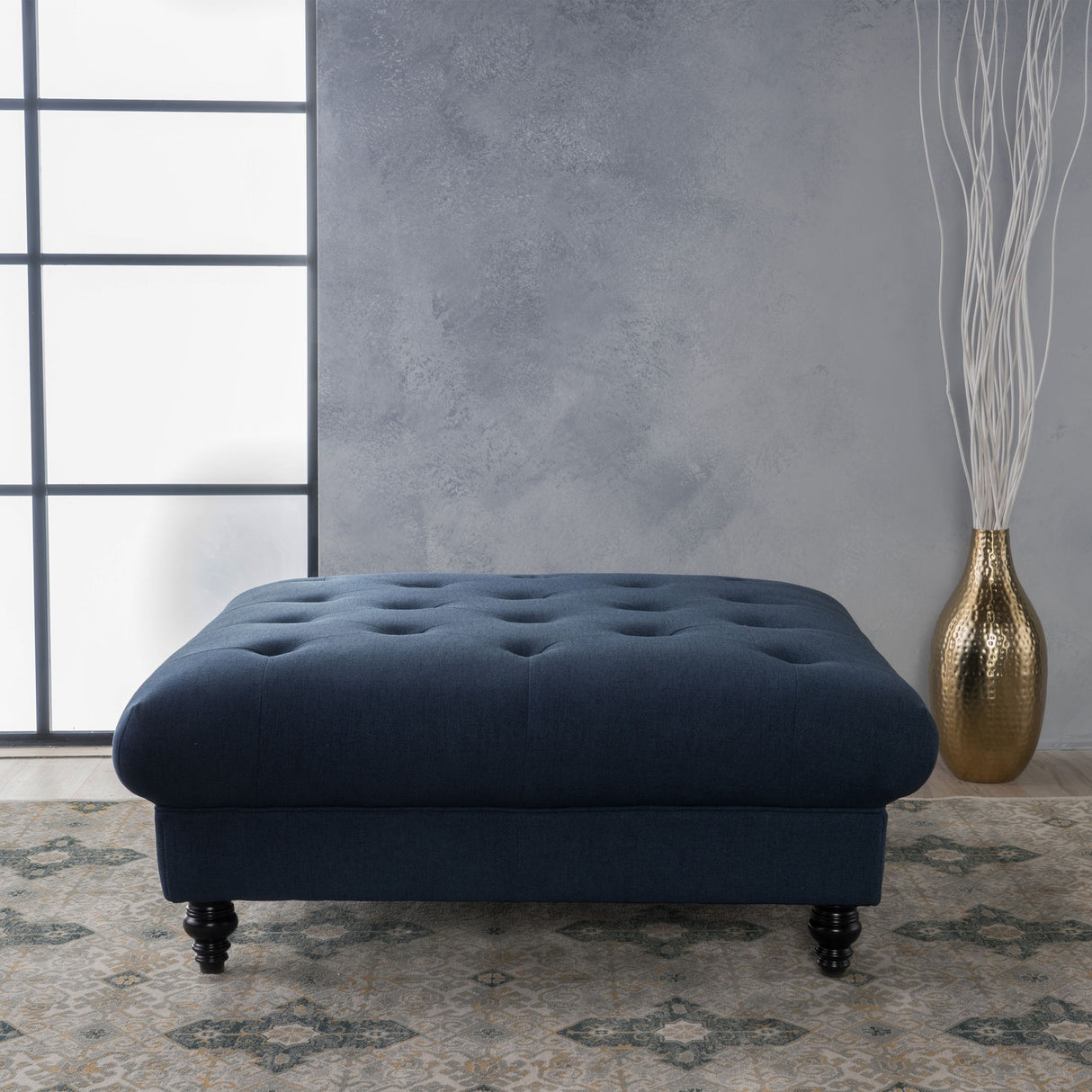 Madrid - Tufted Ottoman Footrest