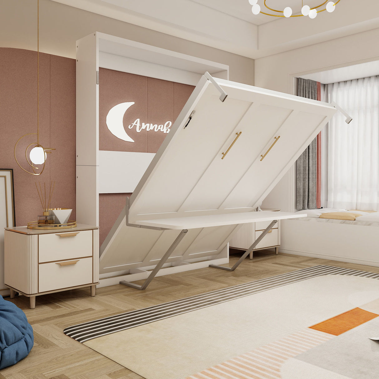 Multifunctional Vertical Murphy Wall Bed