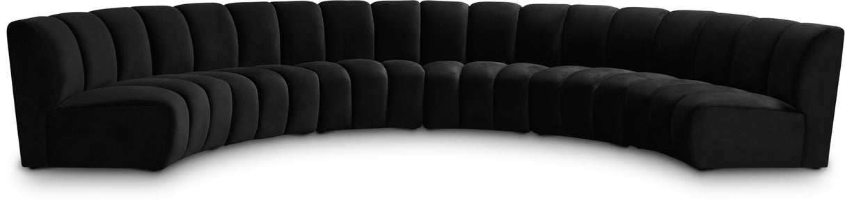 Infinity - 6 Piece Velvet Modular Sectional