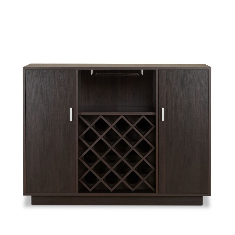Hazen - 34.84" Wine Cabinet - Espresso