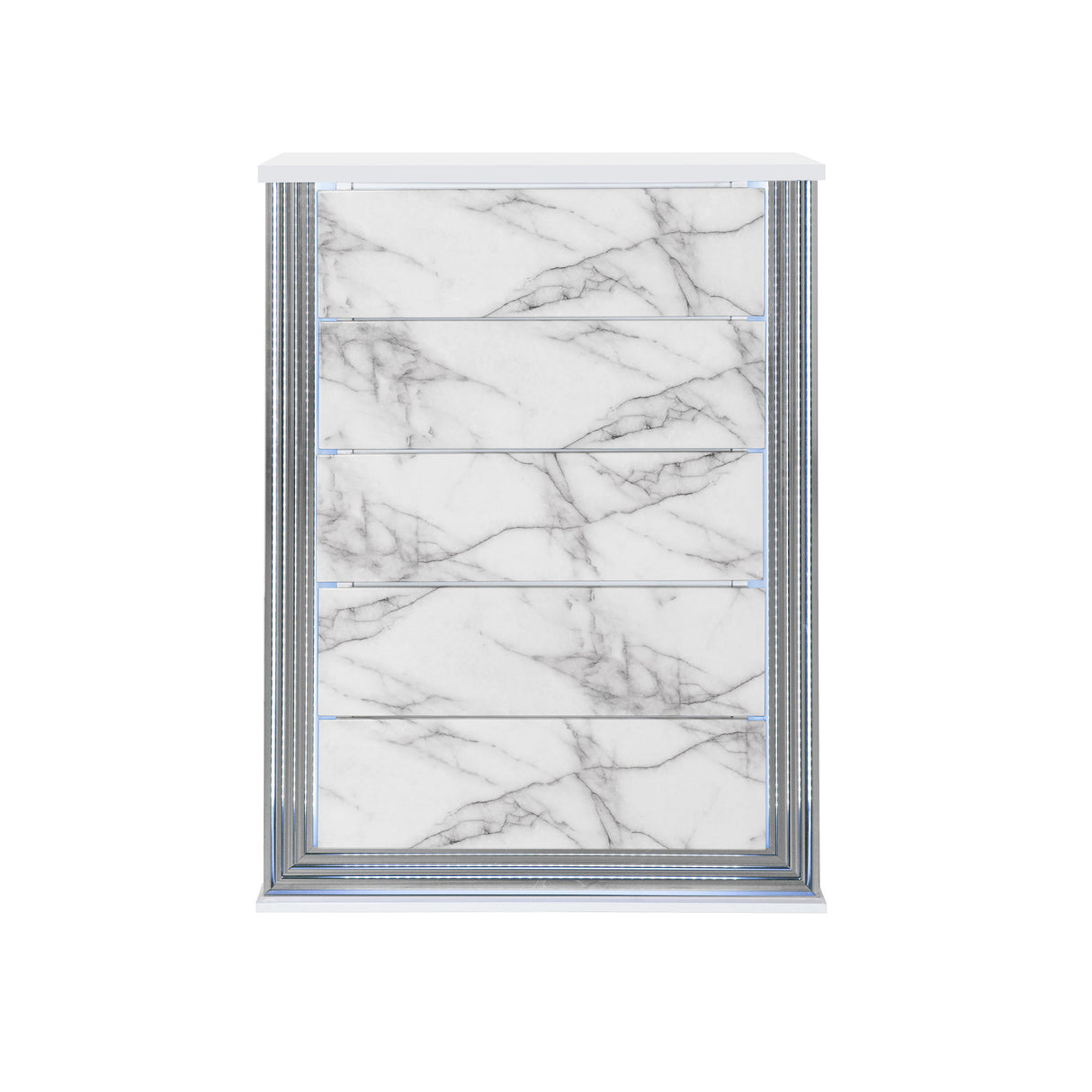 Moon - Chest With LED - White Marble