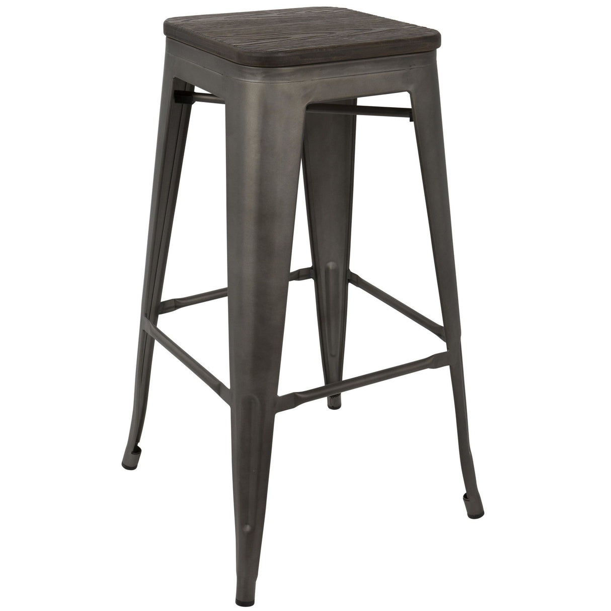 Oregon - Industrial Stackable Barstool (Set of 2)