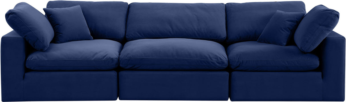 Comfy - Velvet Modular Sofa 3 Seats