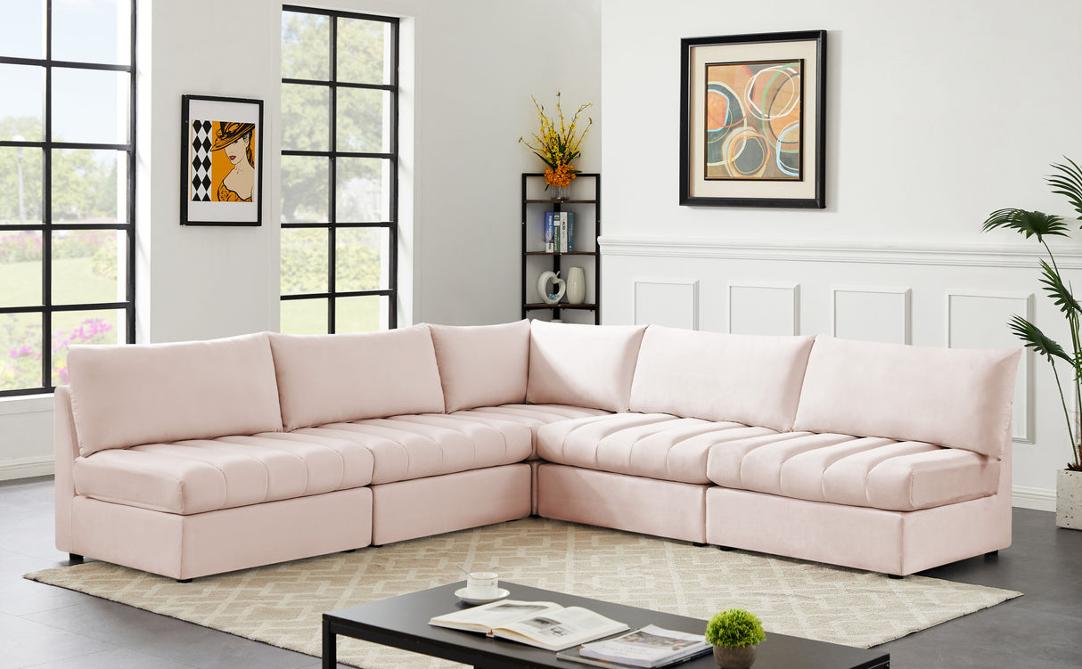 Jacob - Modular Corner Armless Sectional 5 Piece