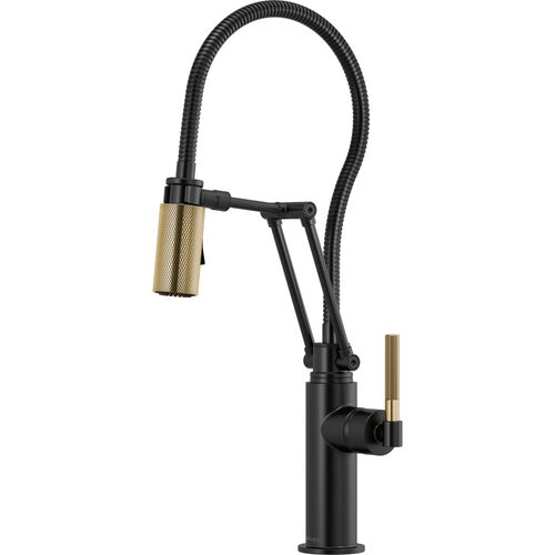 Brizo D63143LFBLGL "Litze" Pull-Out Spray Kitchen Faucet