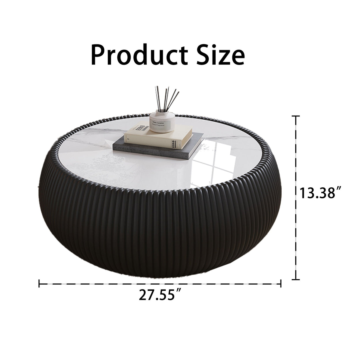 Drum Shaped Coffee Table
