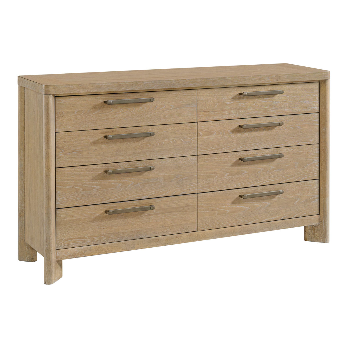 8 Drawer Dresser - Tan - Wood