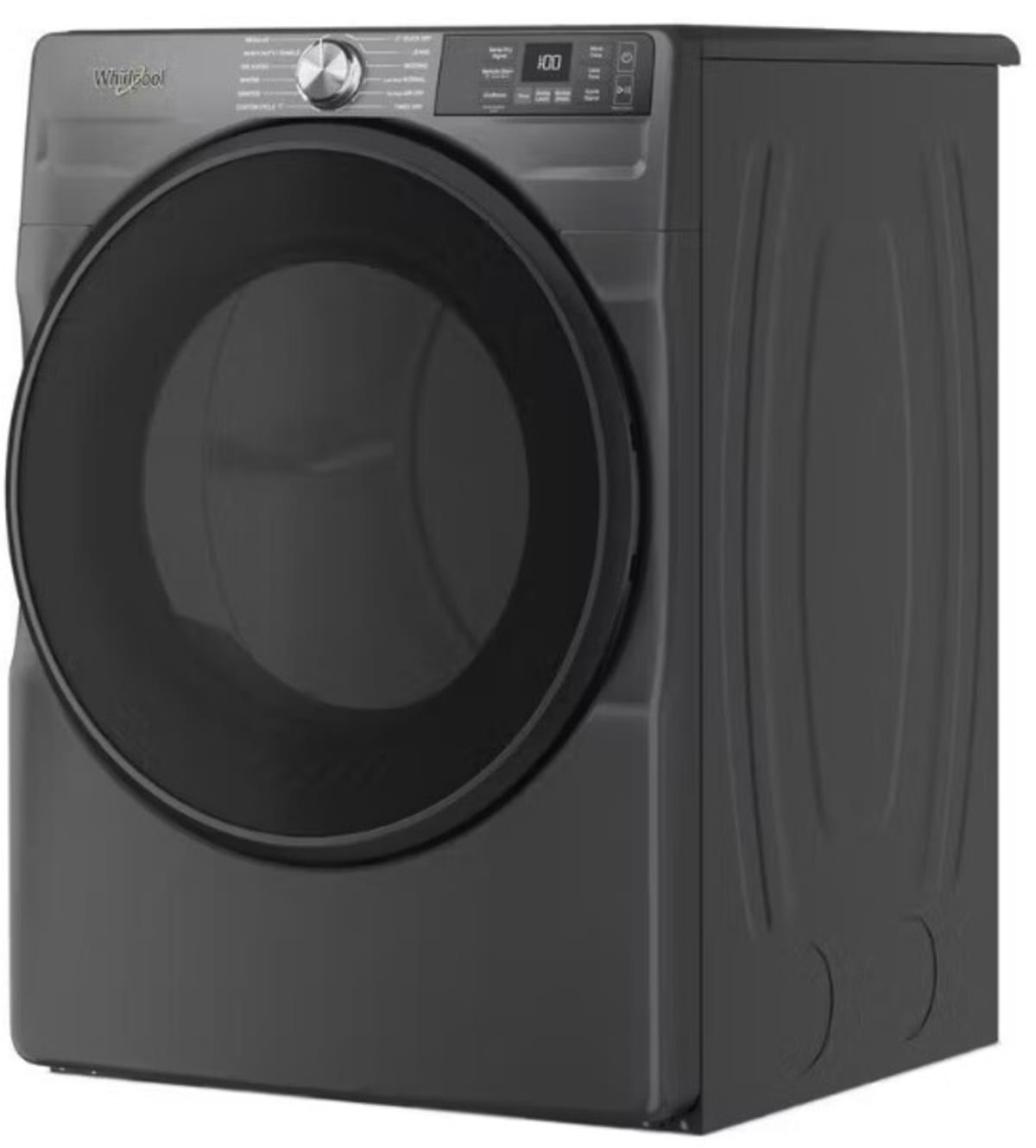 Whirlpool WGD5720RU Volcano Black gas dryer control panel