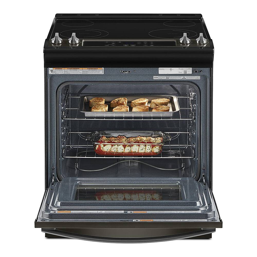 Whirlpool WEE515S0LV cooktop detail