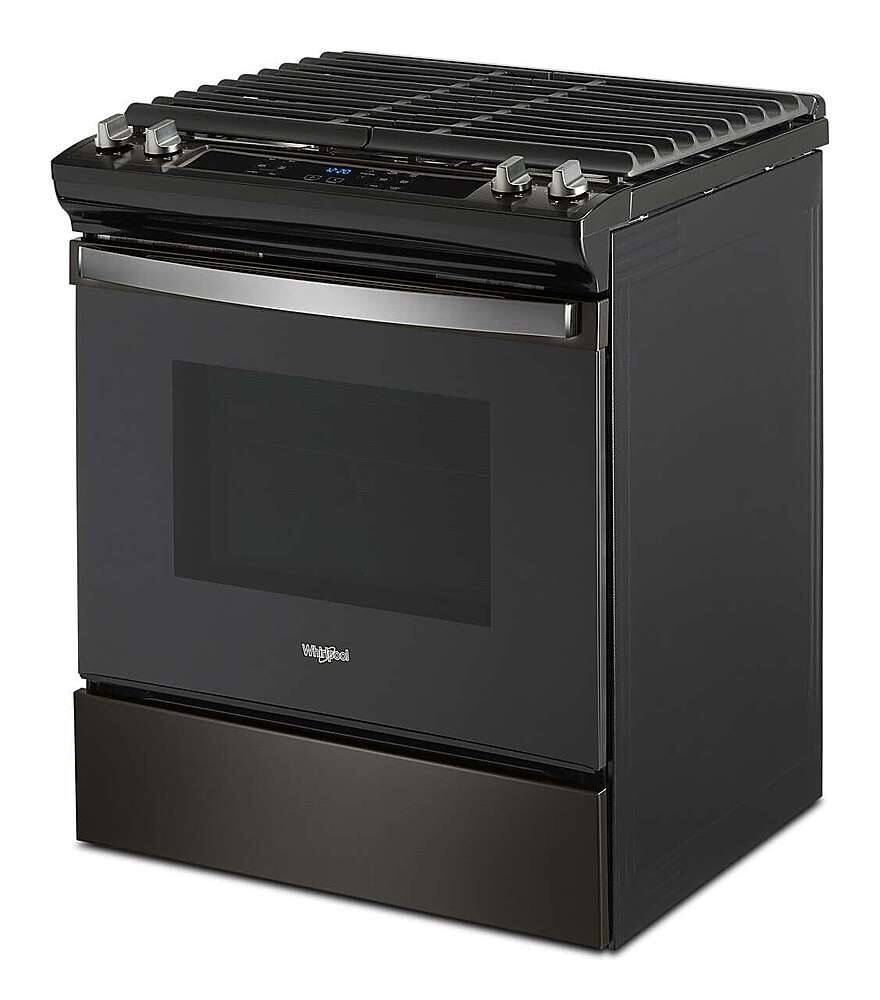 Whirlpool WEG515S0LV cooktop detail