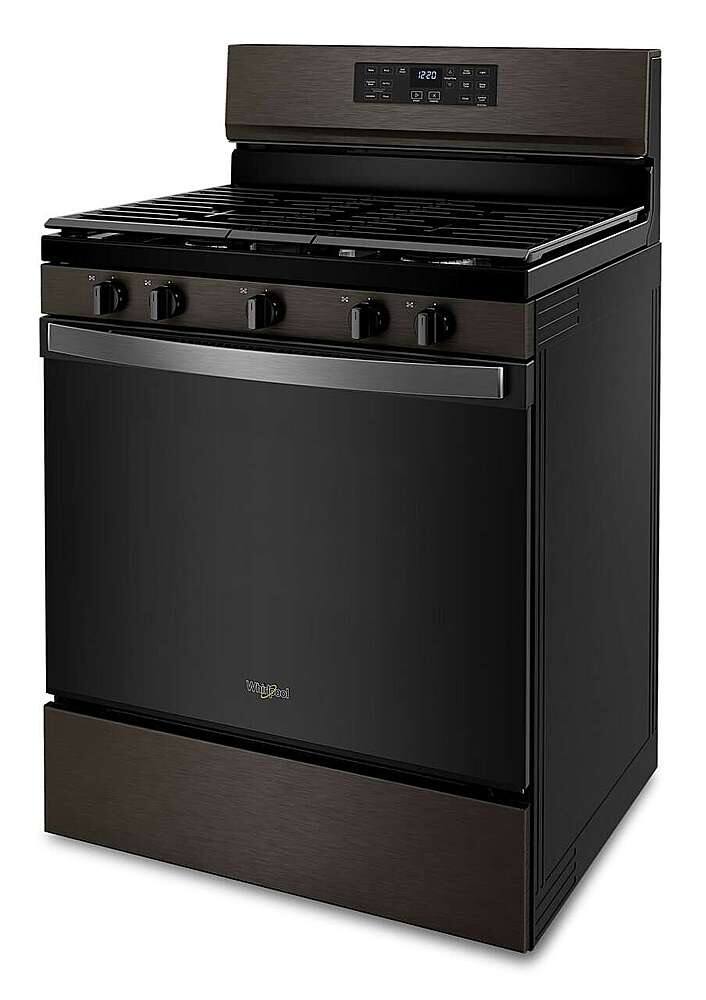 Whirlpool WFG550S0LV cooktop detail