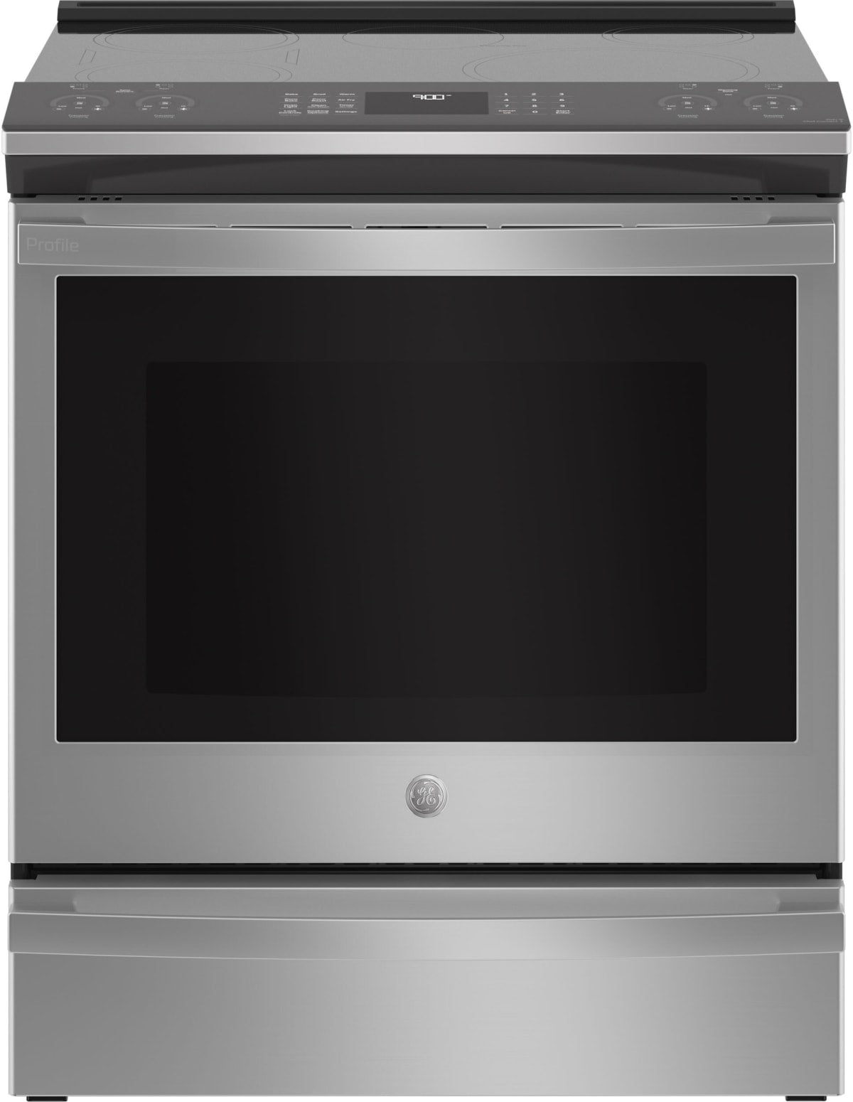 GE Profile PHS93EYPFS 30-inch Smart Slide-In Induction Range - Front View