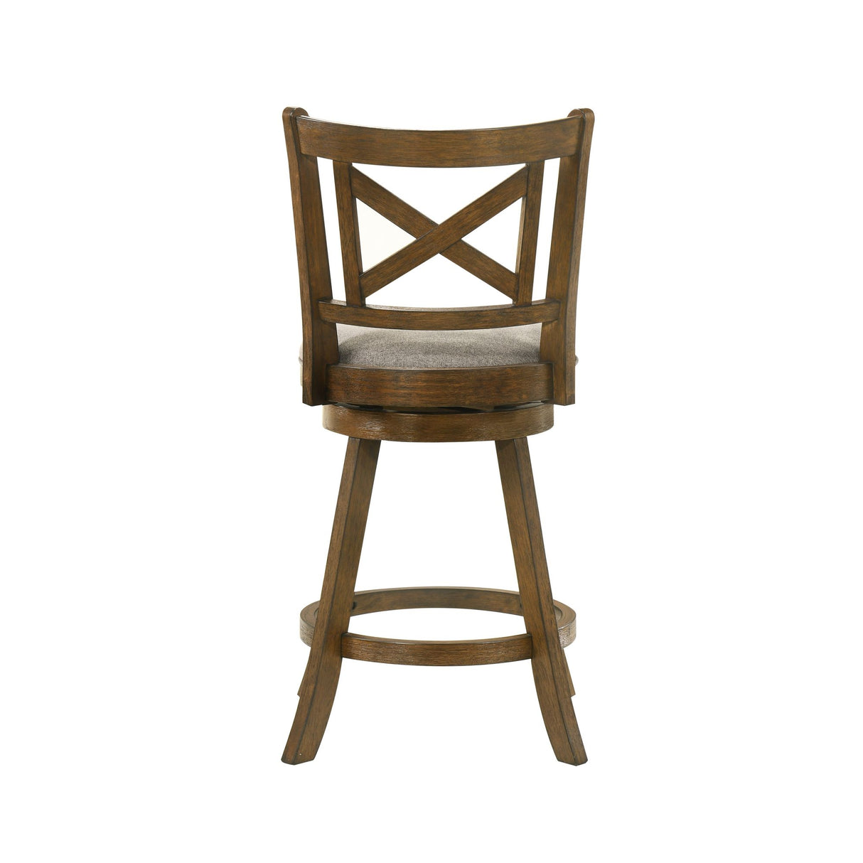 Kodi - Modern Farmhouse Swivel Wood Counter Height Kitchen Bar Stool