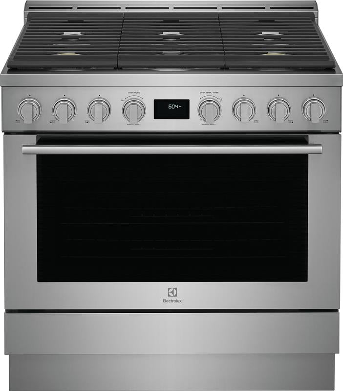 36" Front Control Freestanding Gas Range - (ECFG3668A)
