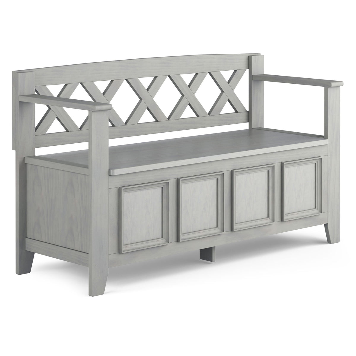 Amherst - Entryway Storage Bench - Gray