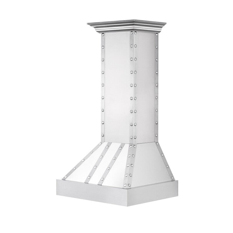 Convertible Vent Designer Series Wall Mount Range Hood in DuraSnow (655-4SSSS) - 36 inch - (6554SSSS36) -