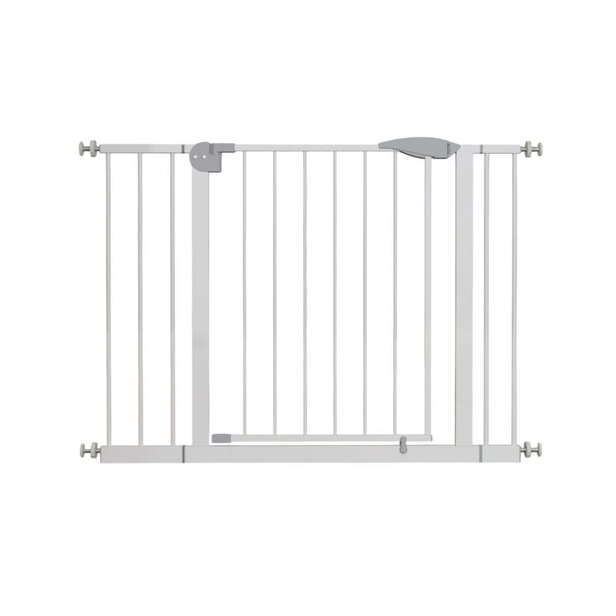 Pressure Mounted Baby Gate For Stairs - White