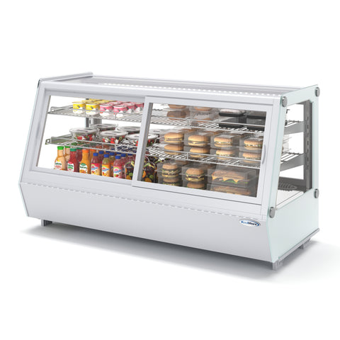 48 in. Self-Service Countertop Display Refrigerator in White (CDC-250-WH)
